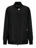 Sportmax button-fastening bomber jacket - Black