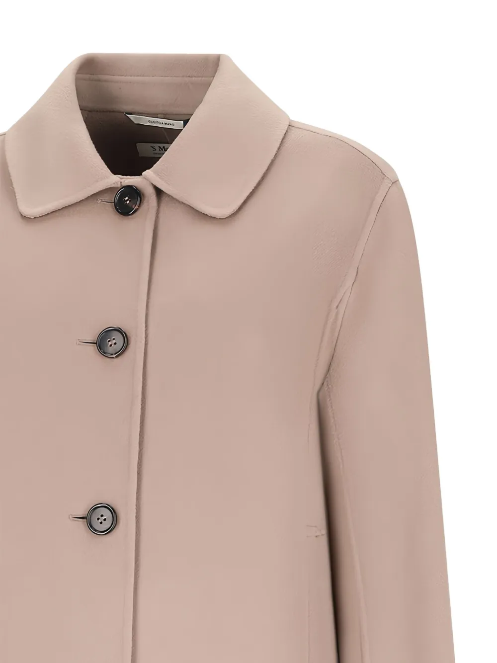'S Max Mara Jas met enkele rij knopen Beige
