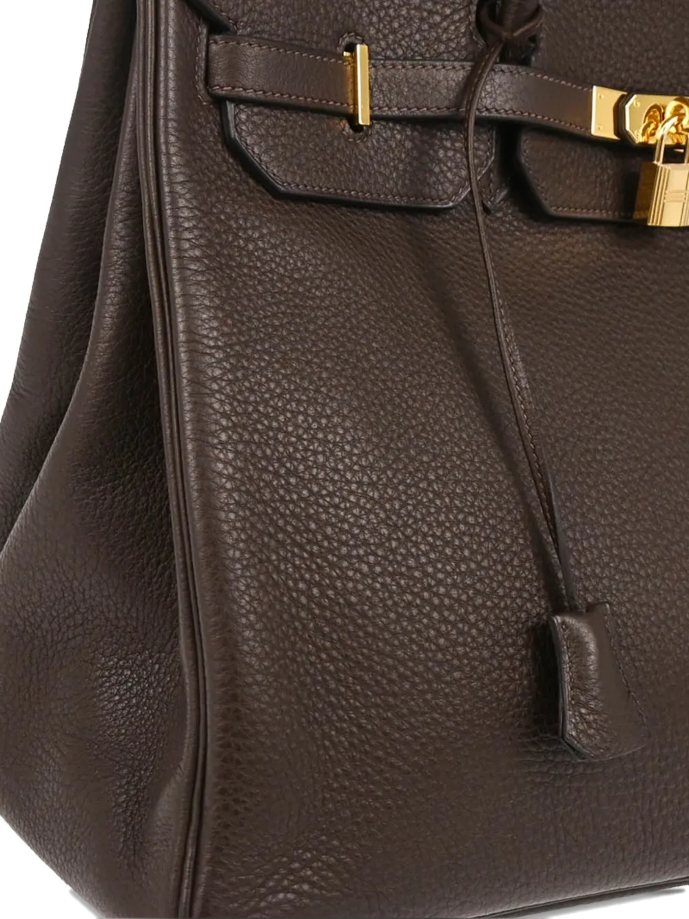 Pre-owned Hermes 2003 Birkin 40 Tote Bag In Brown