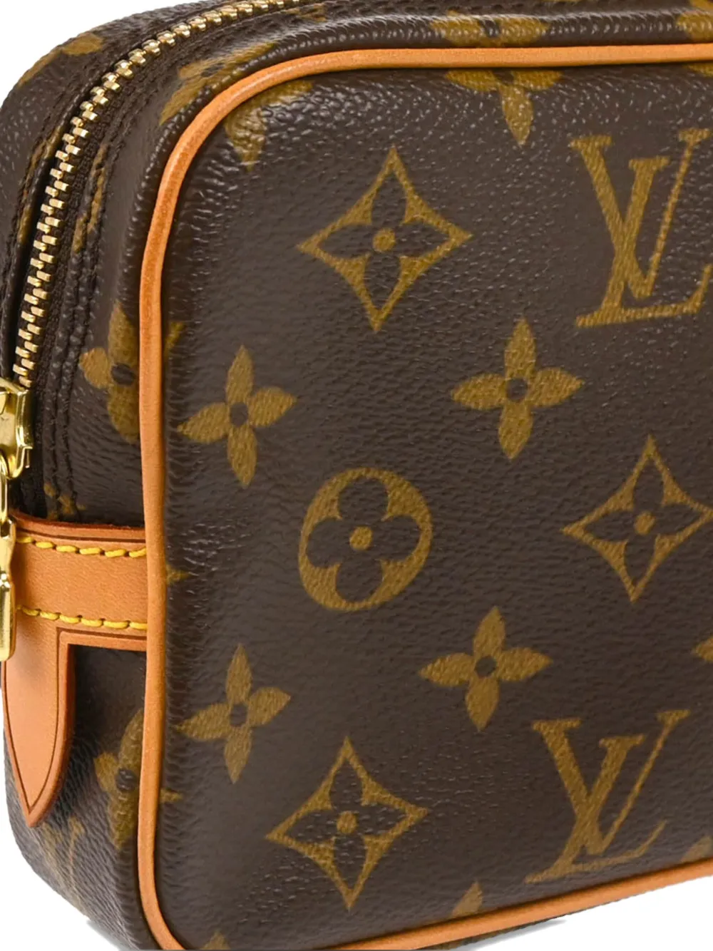 Pre-owned Louis Vuitton 2003 Marly Bandouliere Bag In Brown