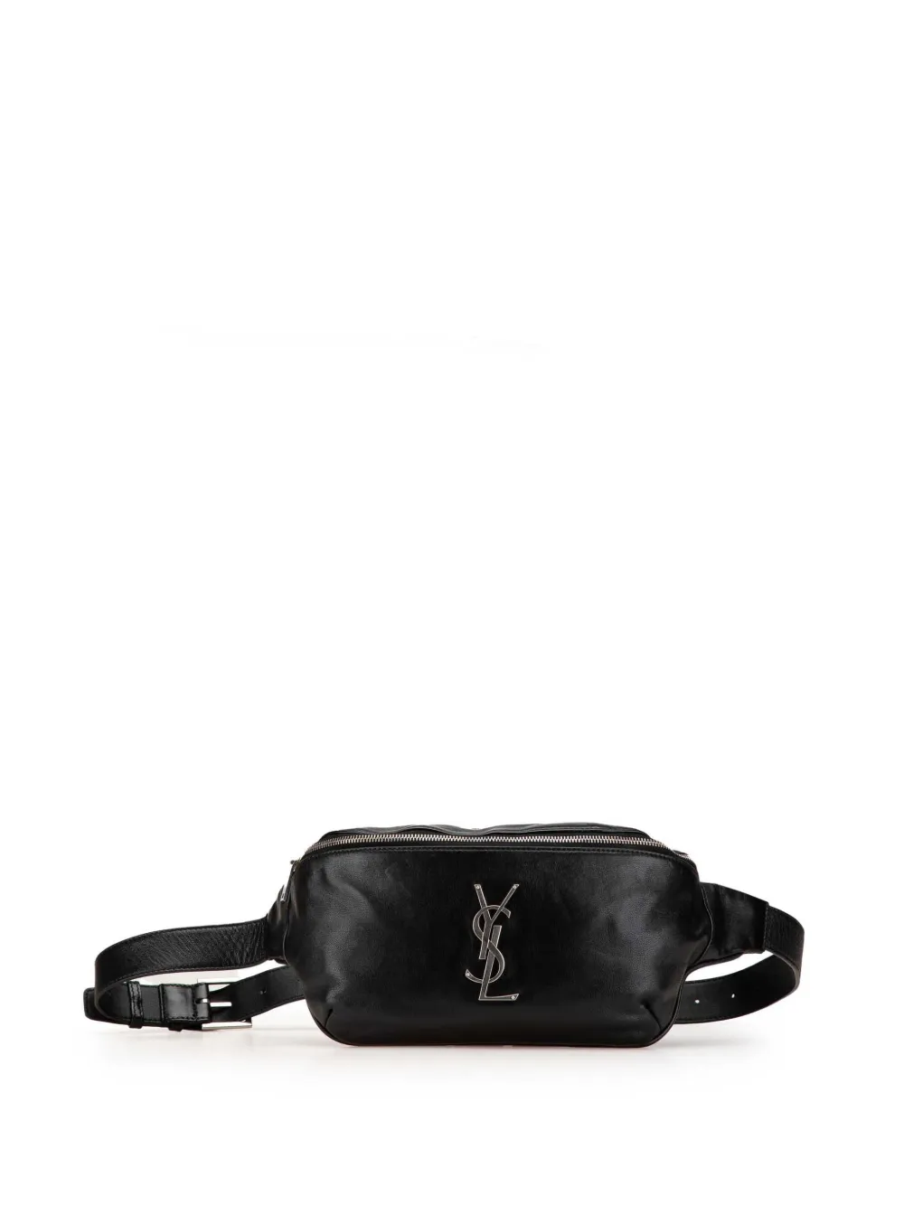 Saint Laurent Pre-Owned 2020 Leather Monogram belt bag - ブラック Saint Laurent Pre-Owned 2020 Leather Monogram belt bag - ブラック