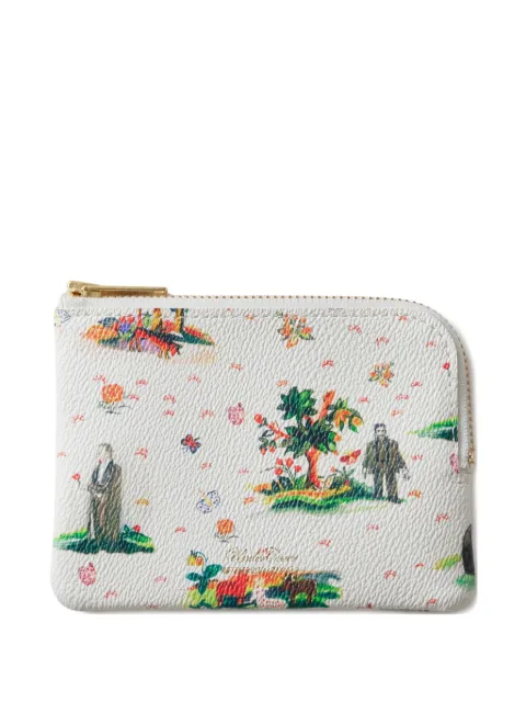 Undercover patterned zip pouch