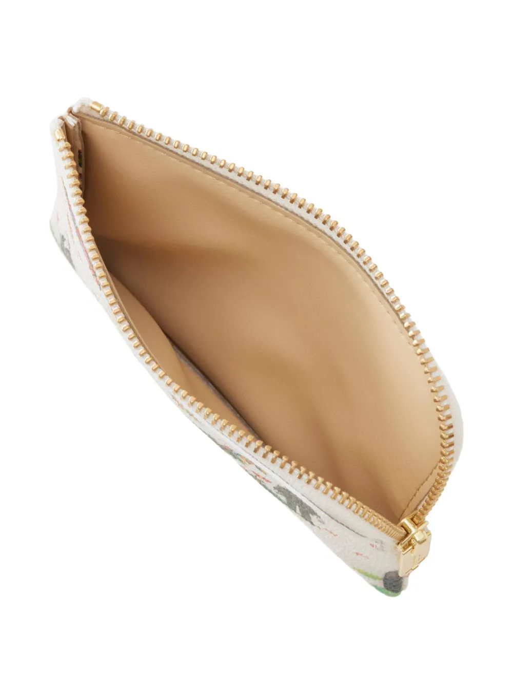 Undercover Buidel met patroon en rits Wit