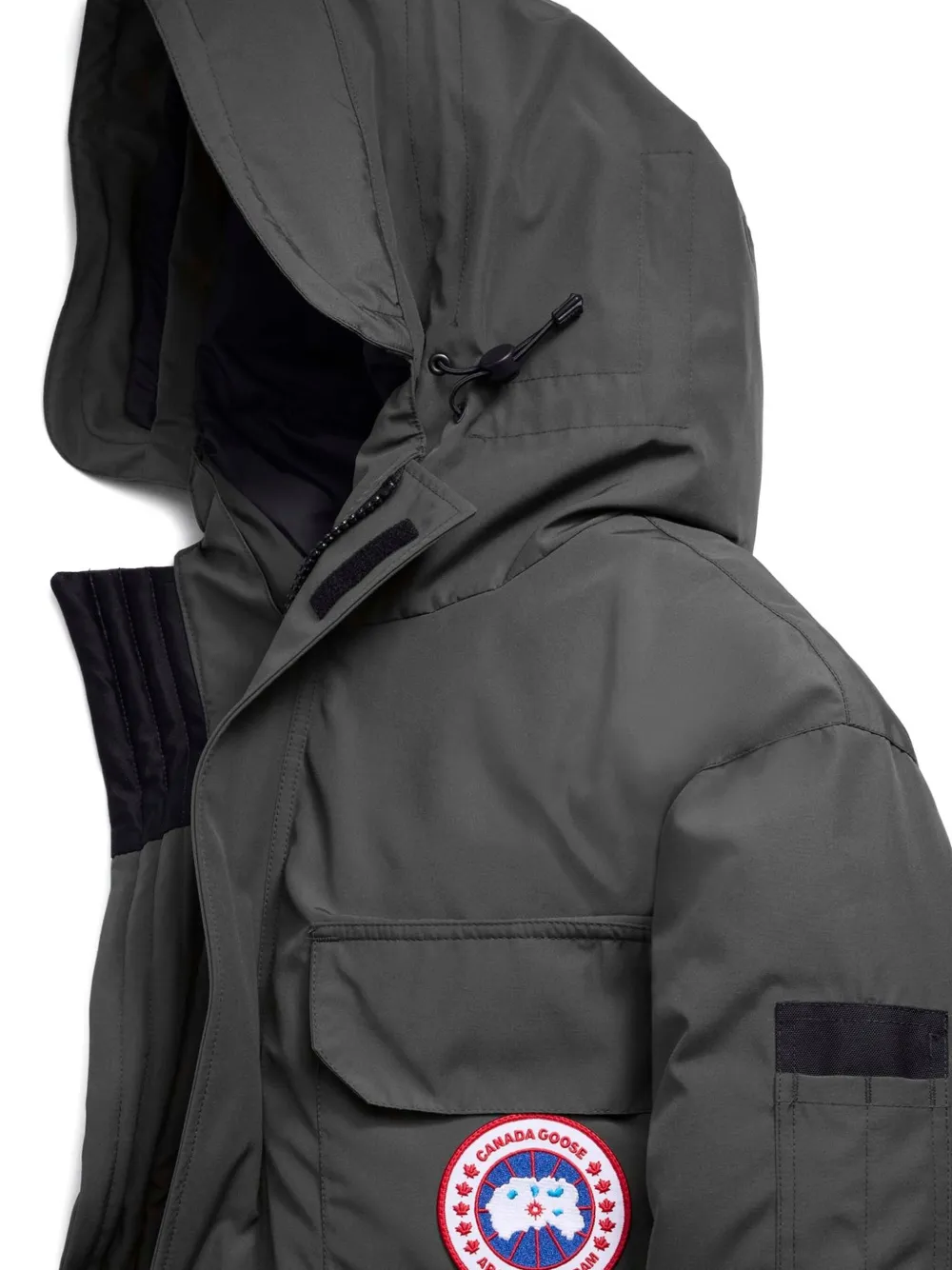 Canada Goose Expedition Parka With Multiple Utility Pockets In Black