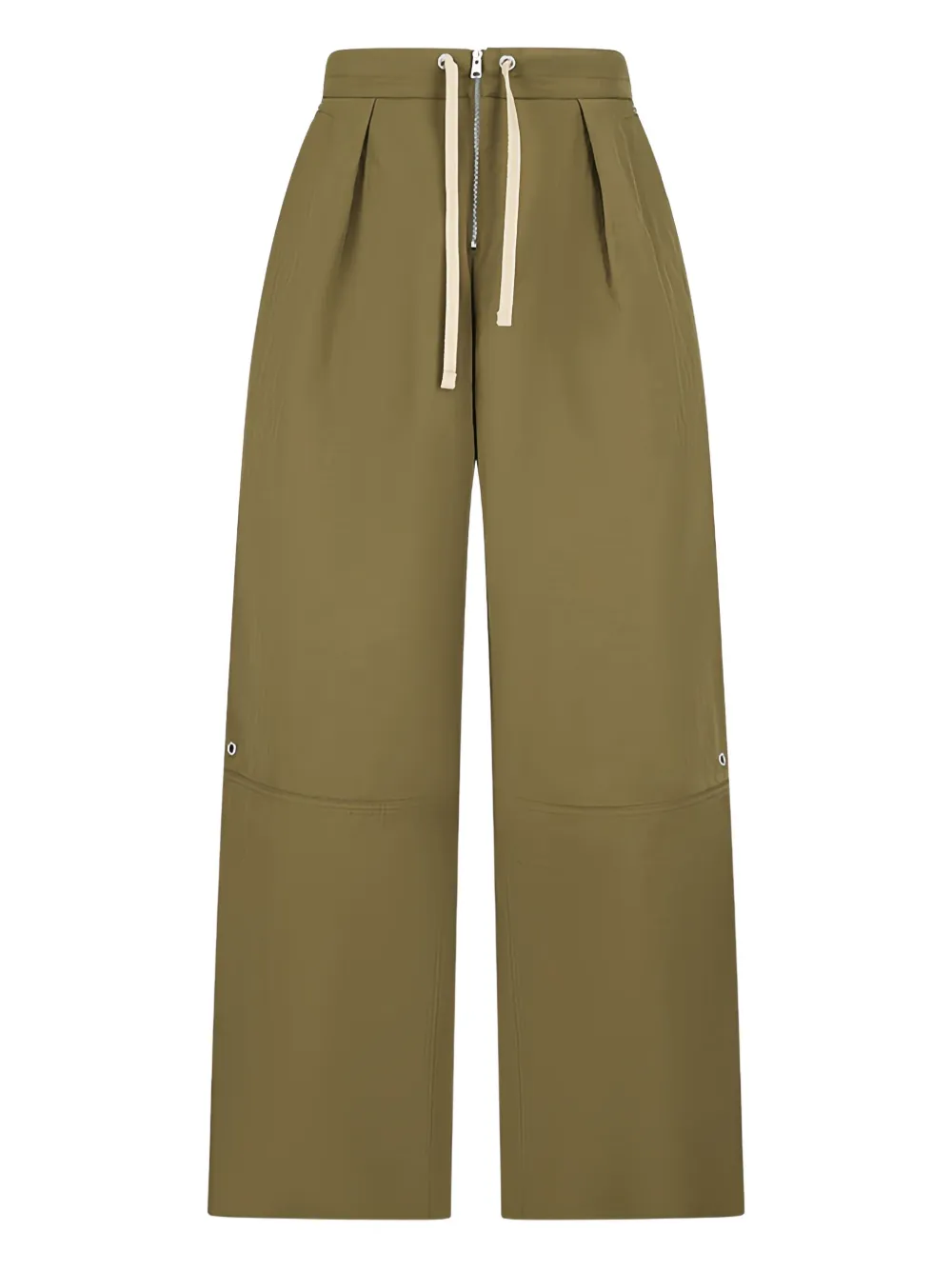 AMI Paris zip-fly pocket trousers | Green | Image 1
