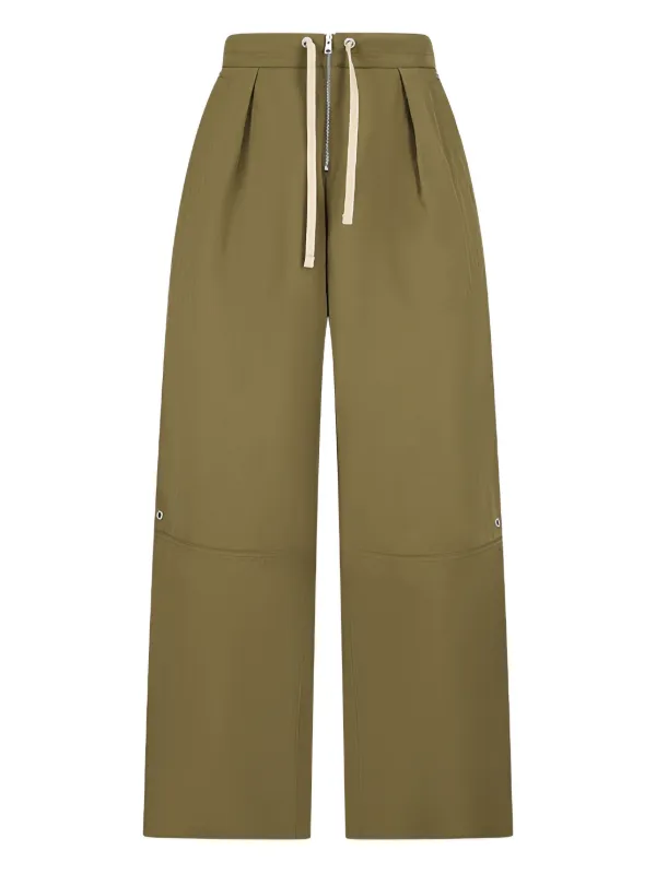 AMI Paris ジップポケット パンツ | グリーン | FARFETCH JP