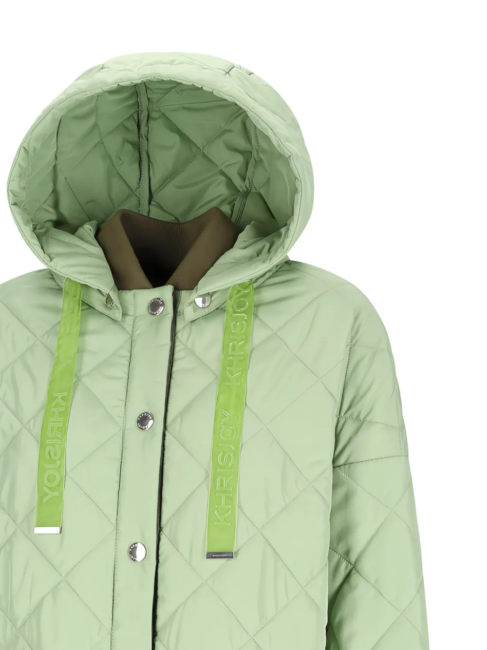 Khrisjoy Aura gewatteerd jack met capuchon Groen