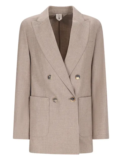Max Mara double-breasted patch-pockets blazer