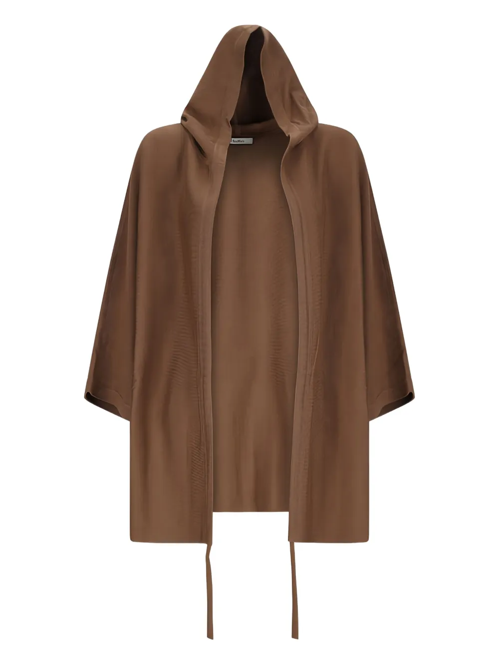 Max Mara Aster hooded drawstring cardigan - ブラウン Max Mara Aster hooded drawstring cardigan - ブラウン
