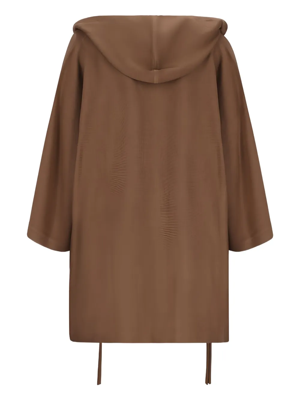 Max Mara Aster vest met capuchon en trekkoord Bruin