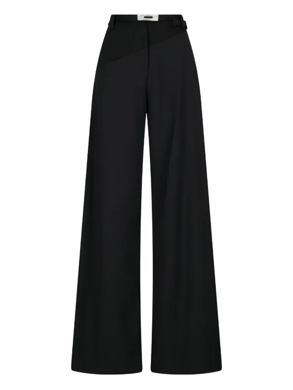 David Koma Buckle Tailored Trousers in Black