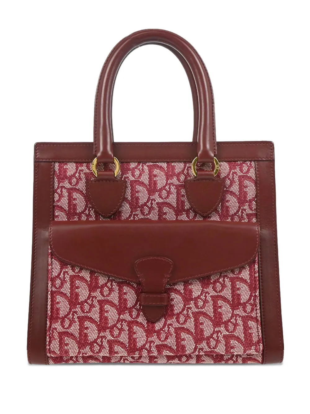Christian Dior Pre-Owned 2002 トロッター ハンドバッグ - レッド Christian Dior Pre-Owned 2002 トロッター ハンドバッグ - レッド