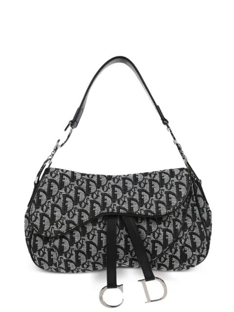 Christian Dior Pre-Owned bolsa de hombro Double Saddle 2002