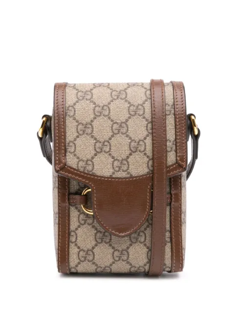 Gucci Pre-Owned 2016-2024 Mini GG Supreme Horsebit 1955 crossbody bag