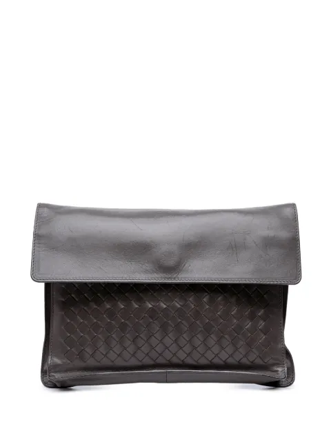Bottega Veneta Pre-Owned 2012-2024 Nappa Intrecciato Flap clutch bag
