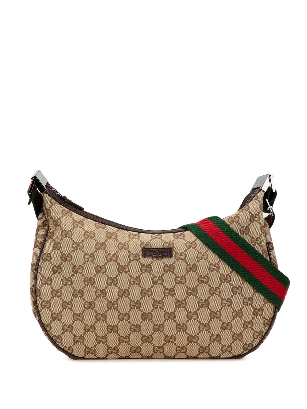 Gucci Pre-Owned 2000-2015 GG Canvas Web crossbody bag - ブラウン Gucci Pre-Owned 2000-2015 GG Canvas Web crossbody bag - ブラウン