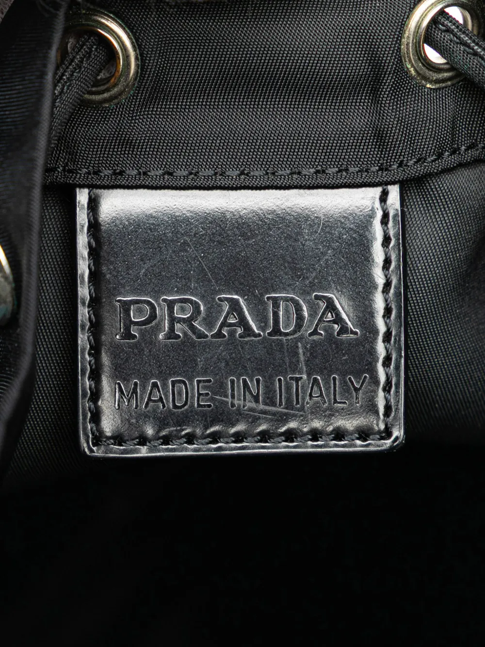 Pre-owned Prada 2000-2013 Tessuto Drawstring Pouch