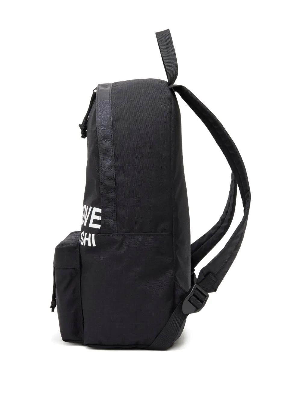 Undercover Rugzak met logoprint Zwart