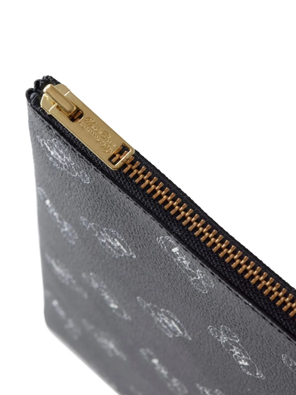 Undercover Buidel met monogram en rits Zwart