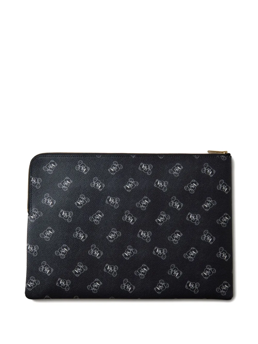 Undercover Buidel met monogram en rits - Zwart