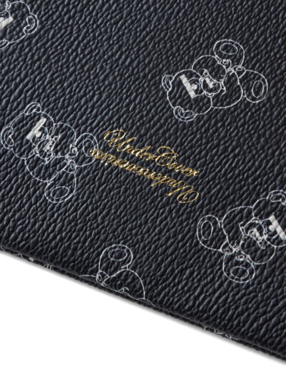 Undercover Buidel met monogram en rits Zwart