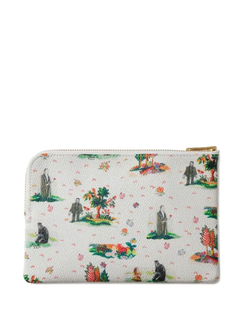 Undercover floral print zip pouch