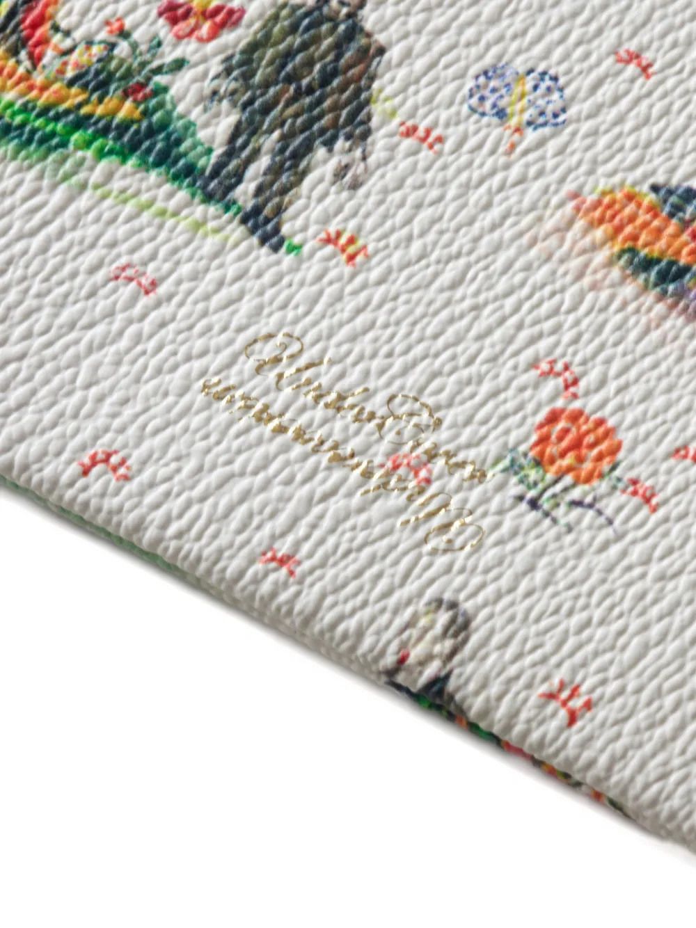 Undercover Buidel met bloemenprint en rits Wit