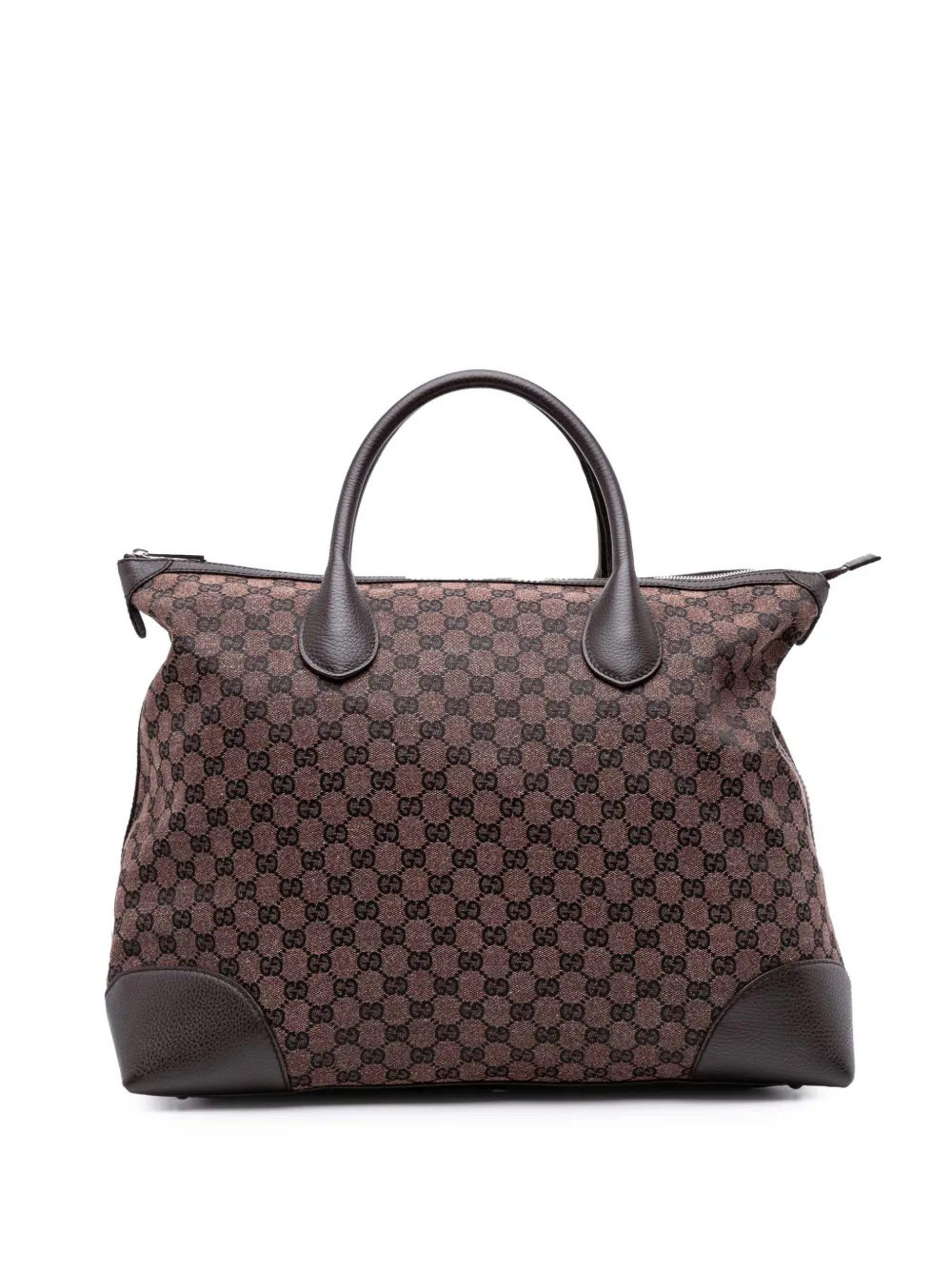 Gucci Pre-Owned 2016-2024 GG Canvas travel bag - ブラウン Gucci Pre-Owned 2016-2024 GG Canvas travel bag - ブラウン
