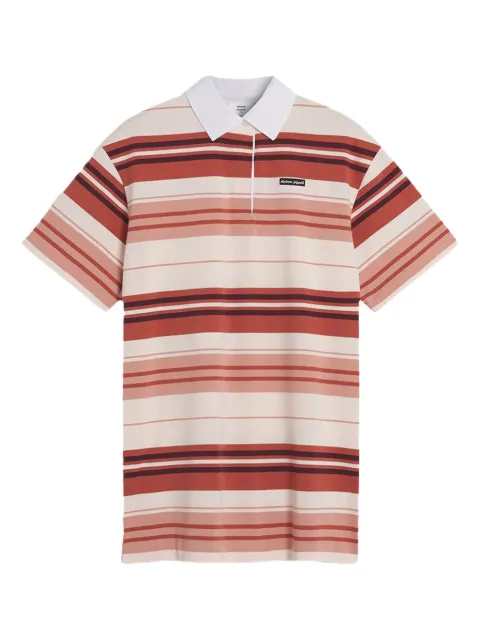 Maison Kitsuné striped polo mini dress