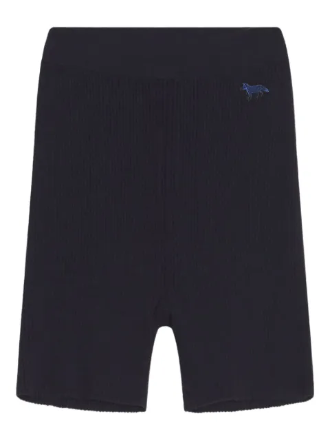 Maison Kitsuné ribbed shorts