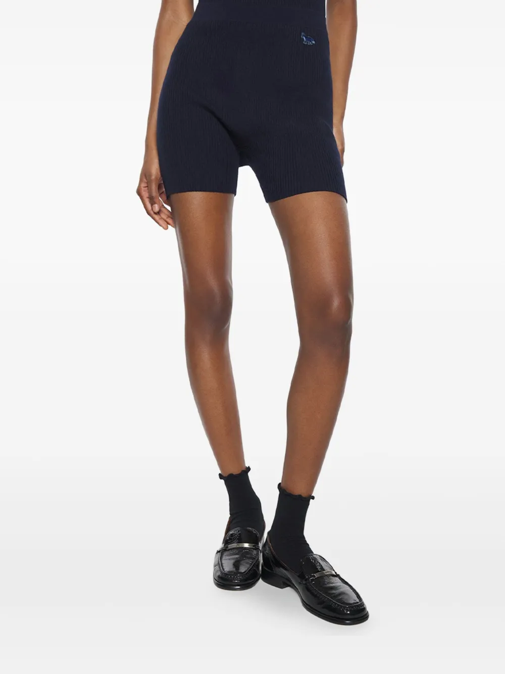 MAISON KITSUNÉ RIBBED SHORTS