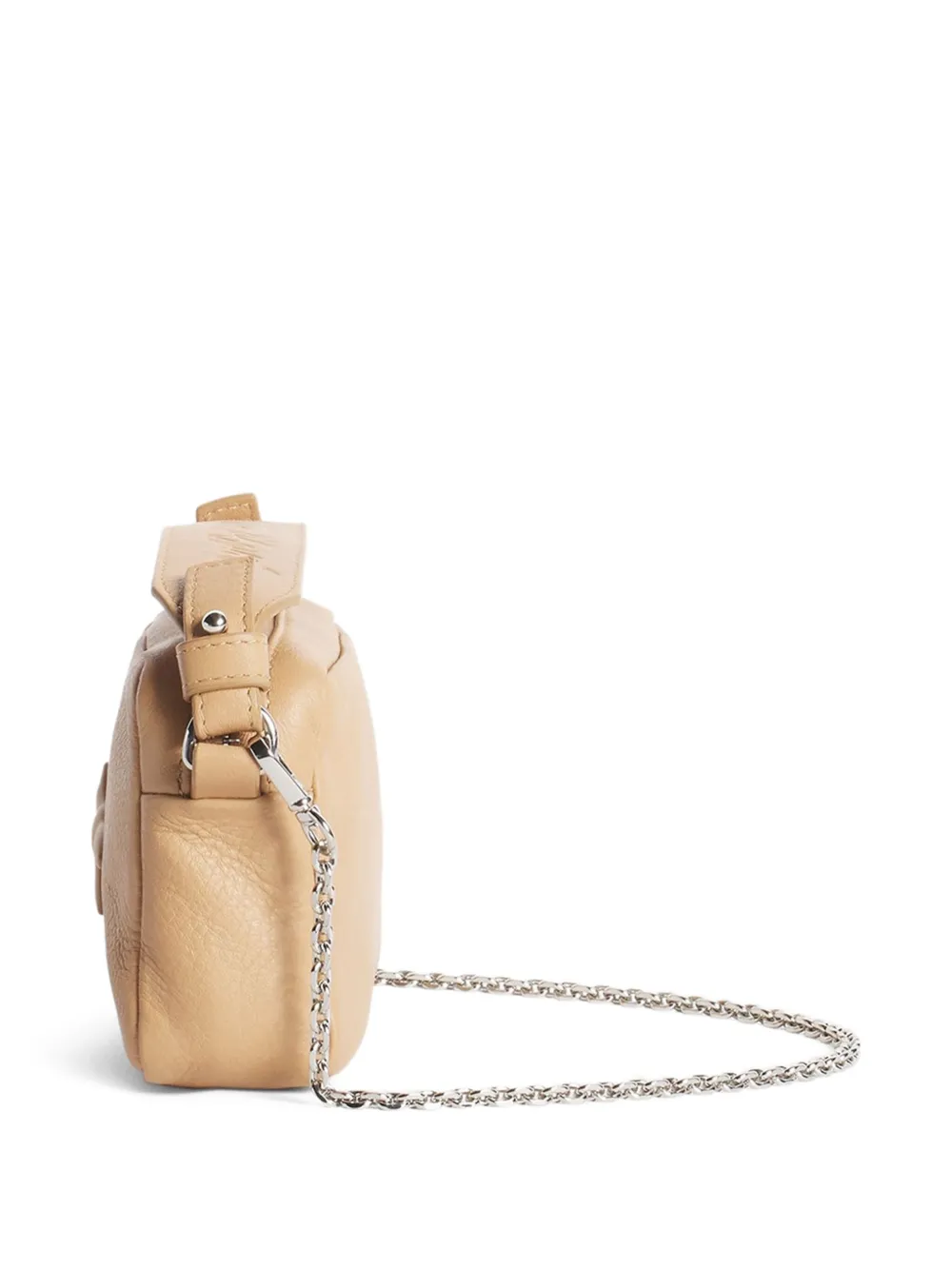 Shop Maison Kitsuné Fox-embossed Leather Cross Body Bag