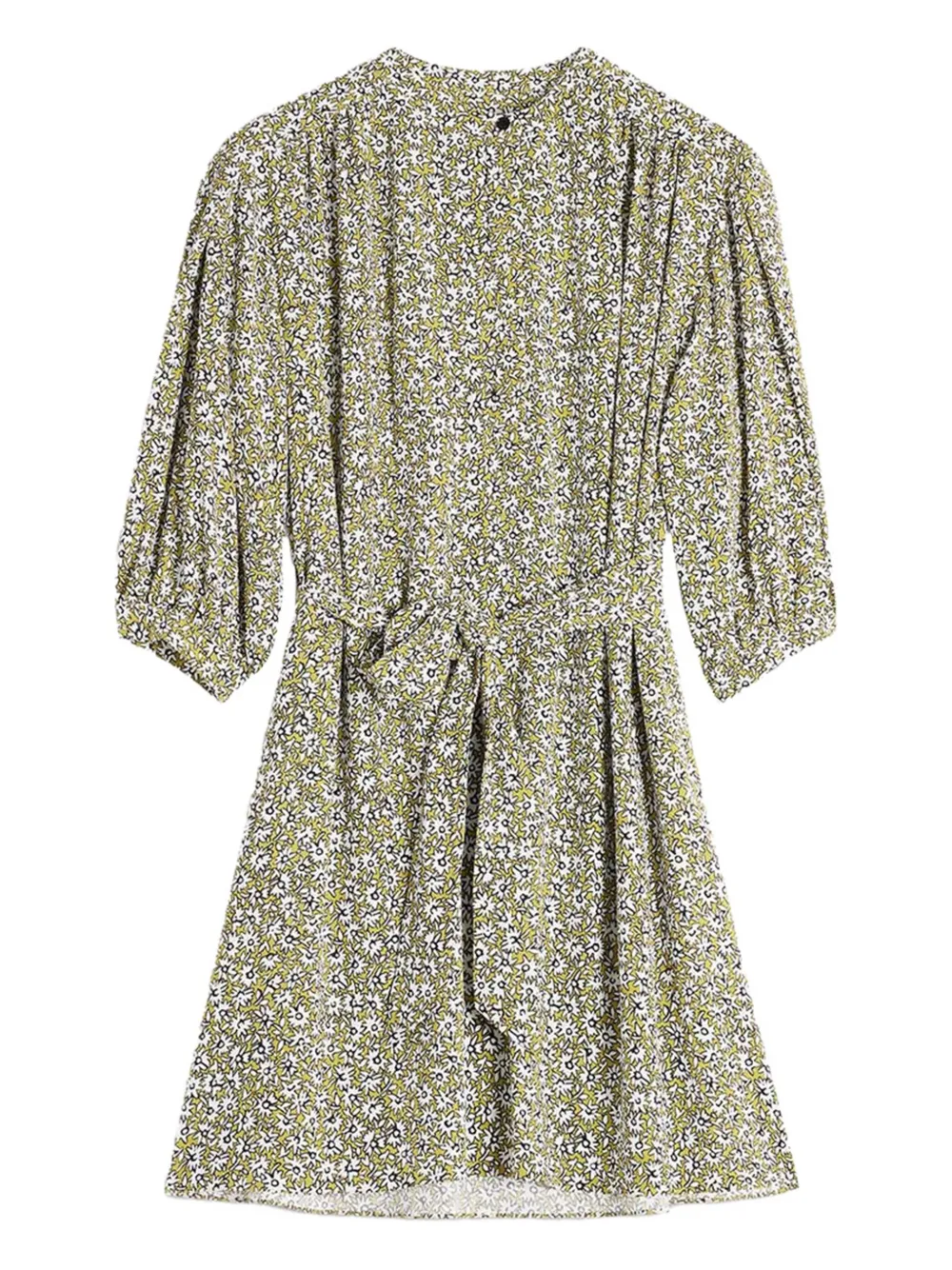 Maison Kitsuné Mimosa フローラル ミニドレス - グリーン Maison Kitsuné Mimosa フローラル ミニドレス - グリーン
