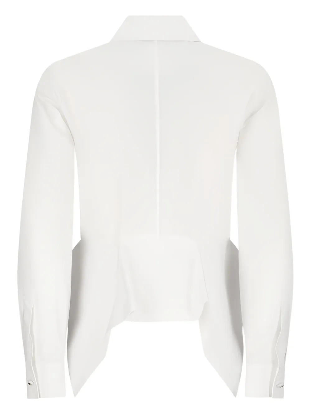 Max Mara peplum-hem shirt - Wit