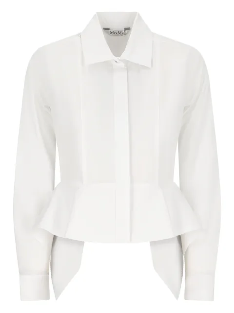 Max Mara peplum-hem shirt