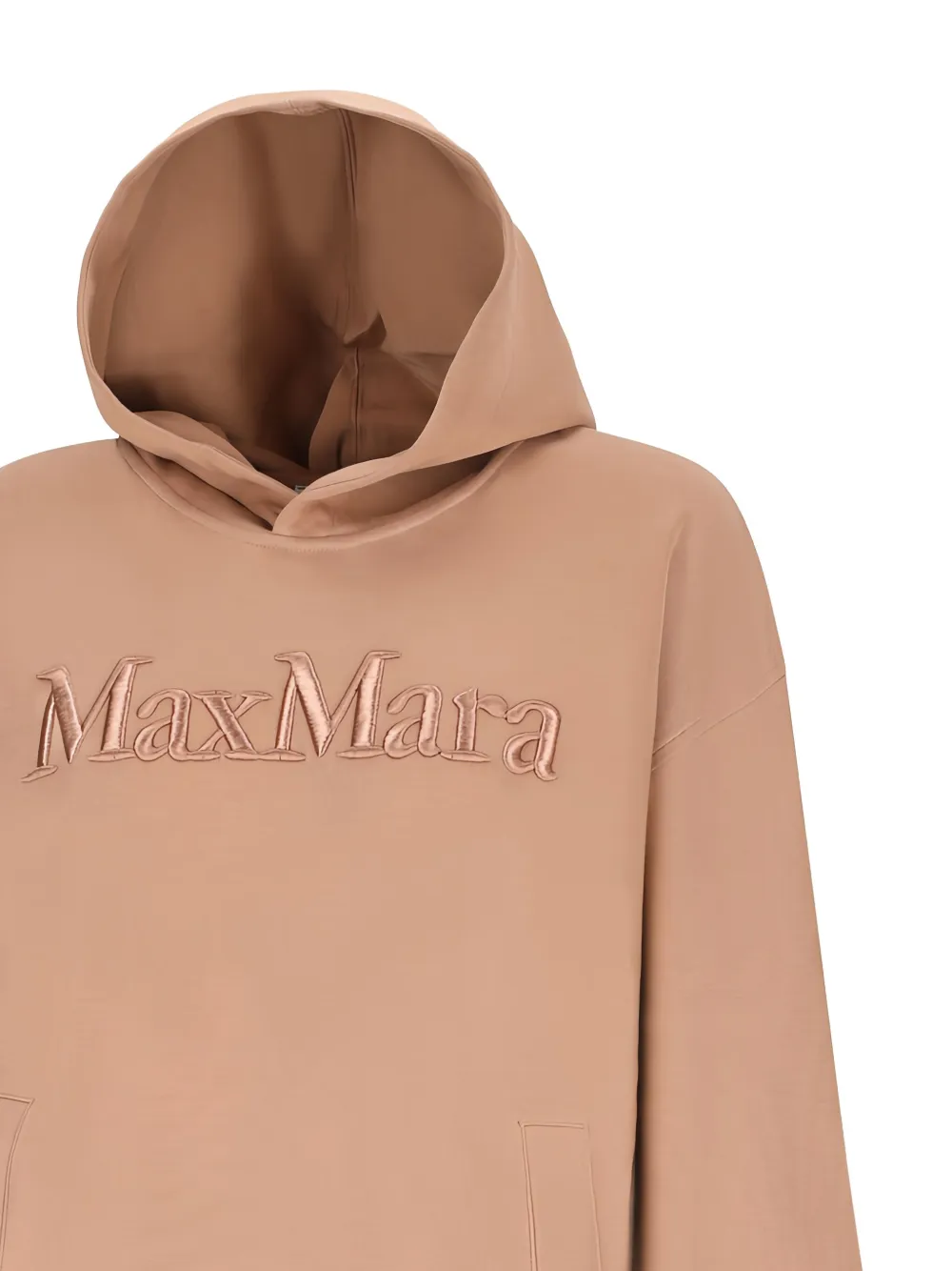'S Max Mara Hoodie met geborduurd logo Beige