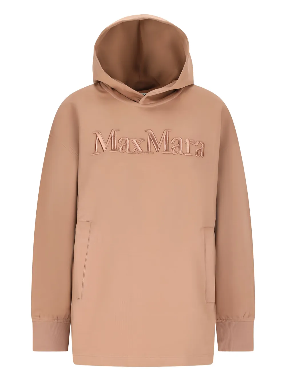 'S Max Mara Hoodie met geborduurd logo Beige