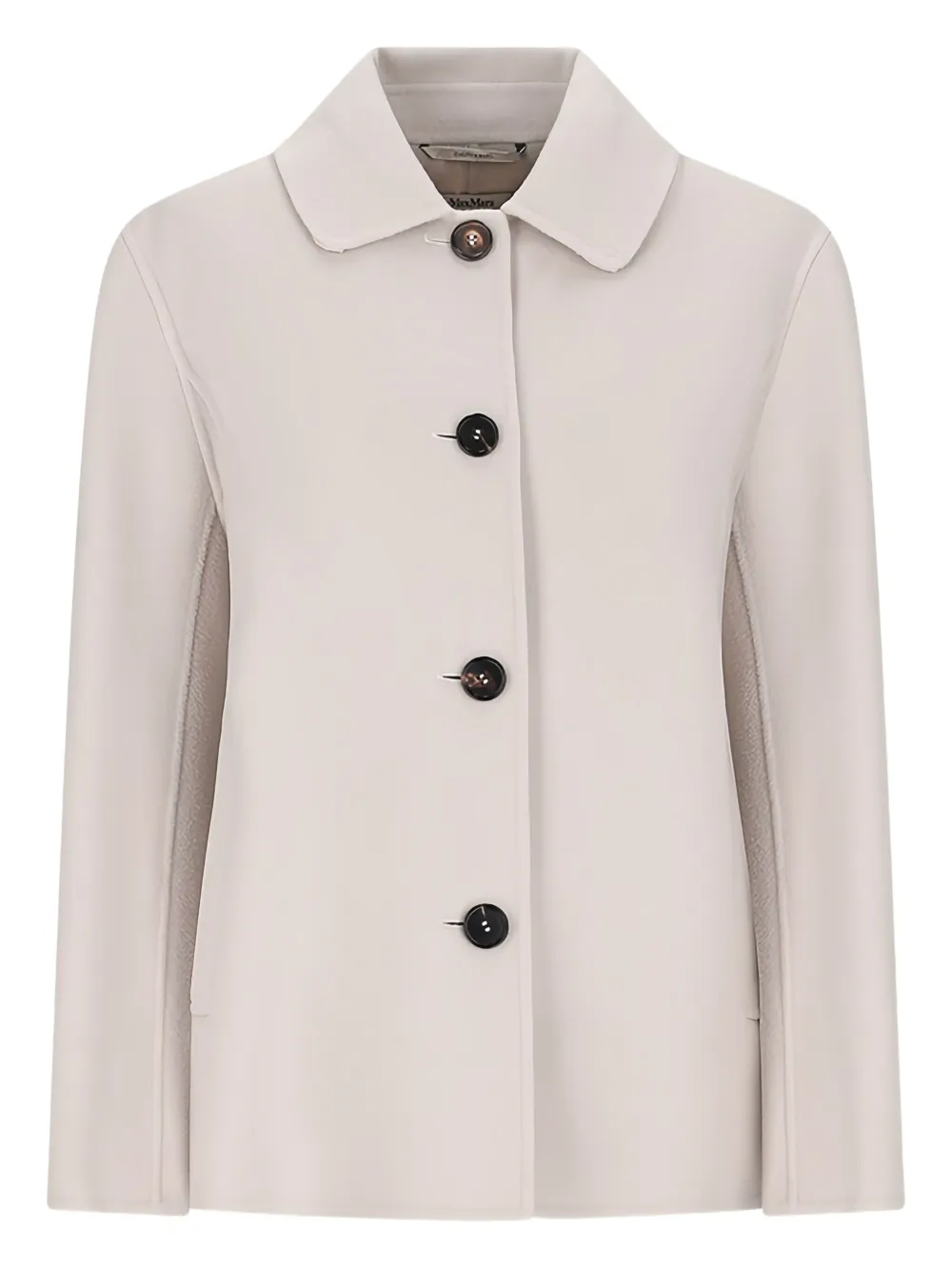 'S Max Mara Lily jack met Peter Pan kraag en knopen Beige