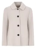'S Max Mara Lily peter-pan-collar buttoned jacket - Neutrals