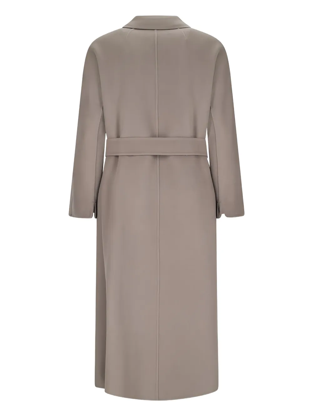 'S Max Mara Jas met revers en ceintuur Grijs