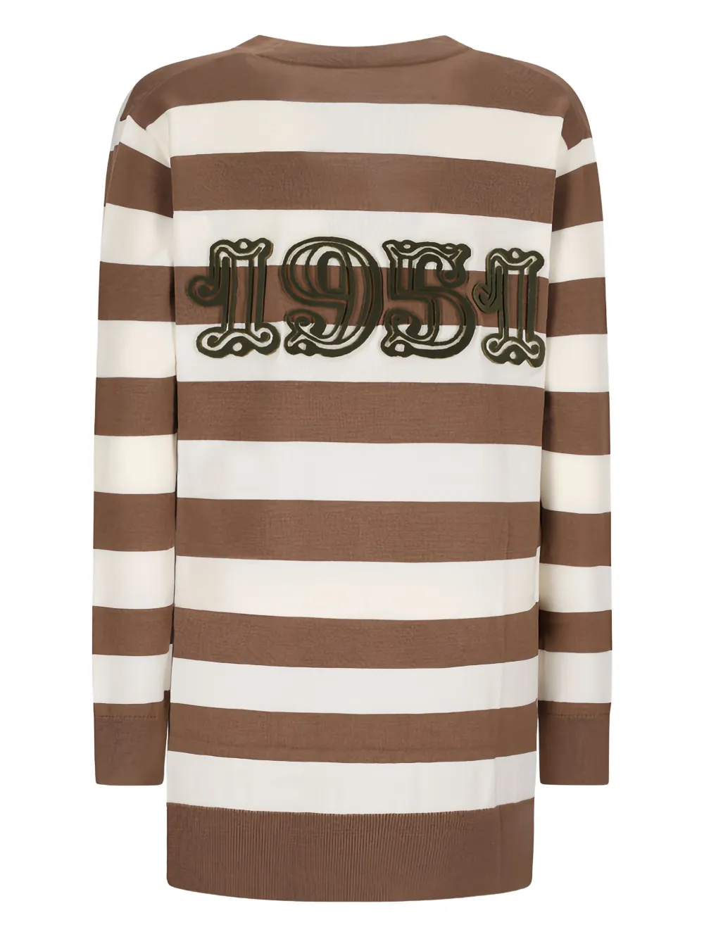 Max Mara Gestreept wollen vest Bruin