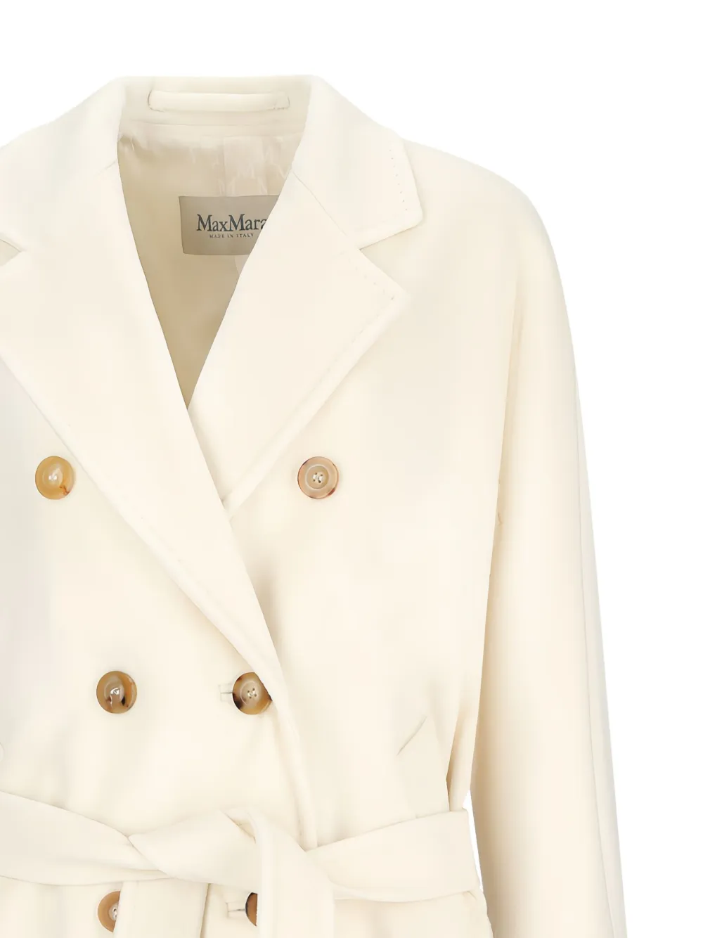 Madame Belted Double-Breasted Coat