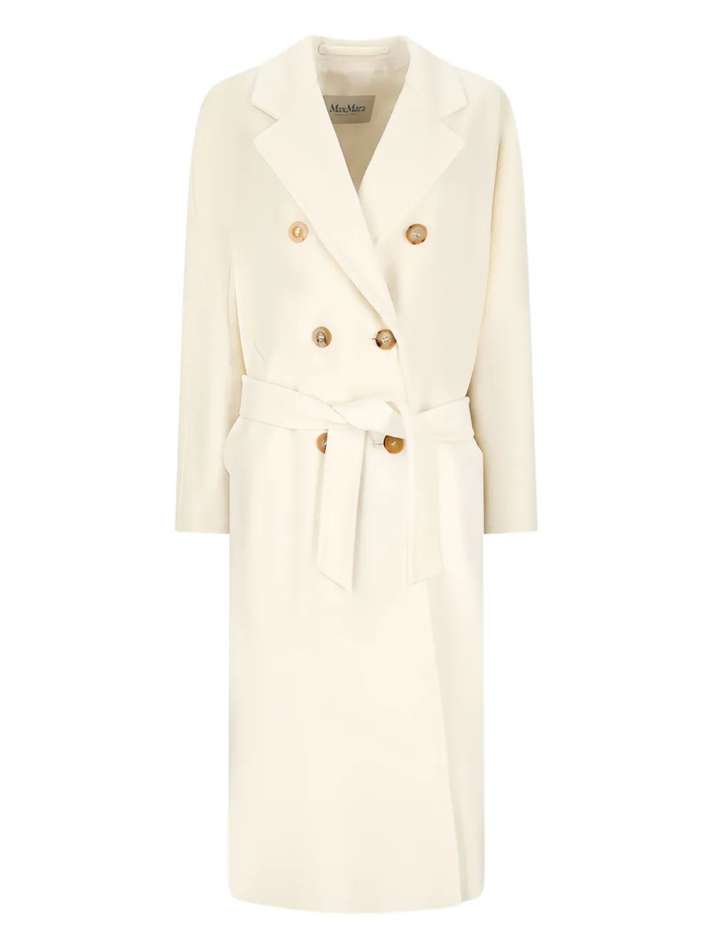 Max Mara MADAME belted double-breasted coat | White | Image 1