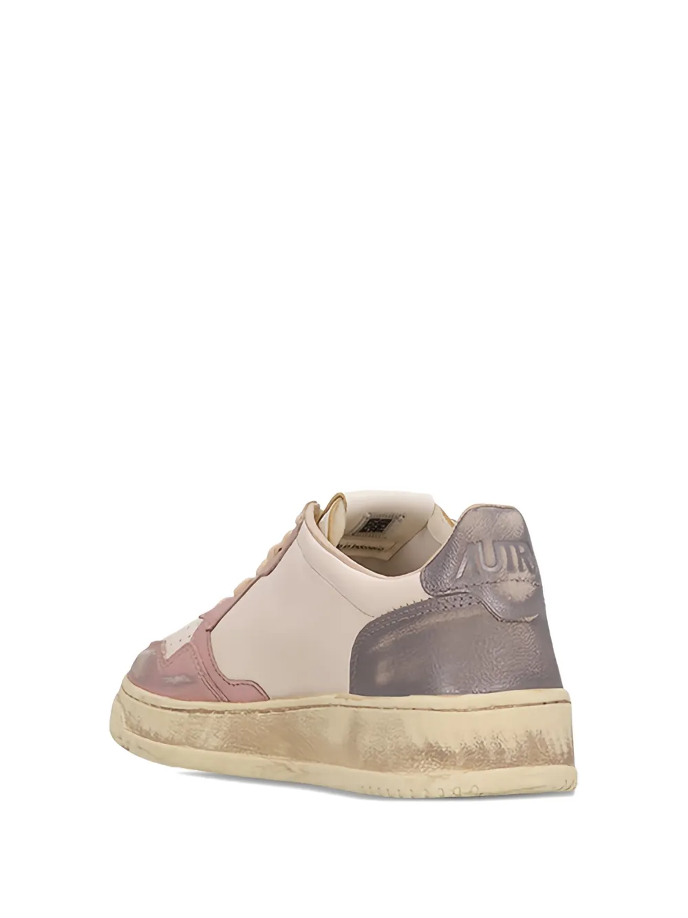 Autry Sneakers met logopatch Beige