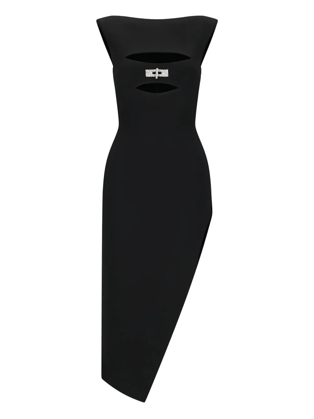 David Koma cut-out crystal buckle dress | Black | Image 1