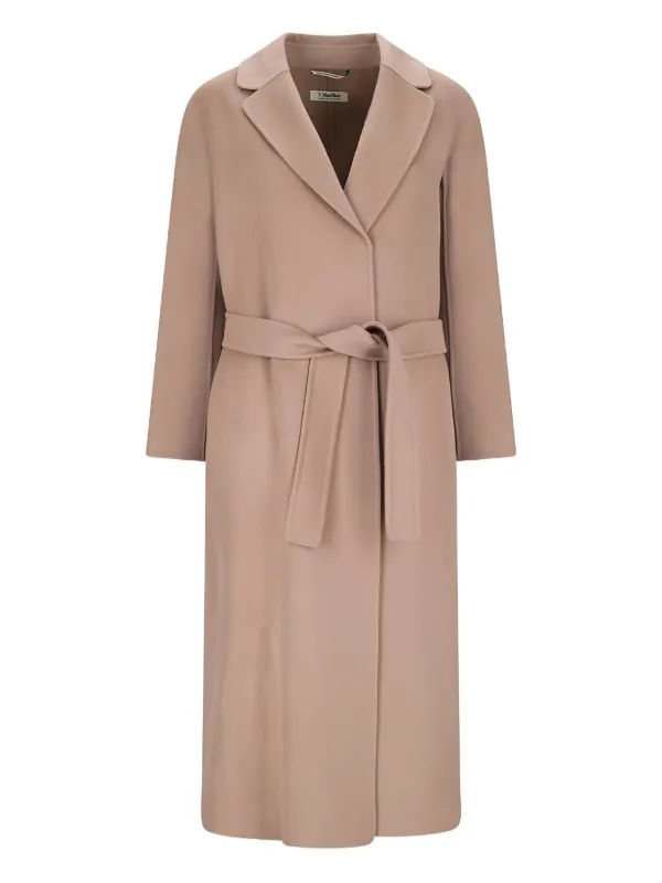 S Max Mara ベルテッド コート | ニュートラル | FARFETCH JP