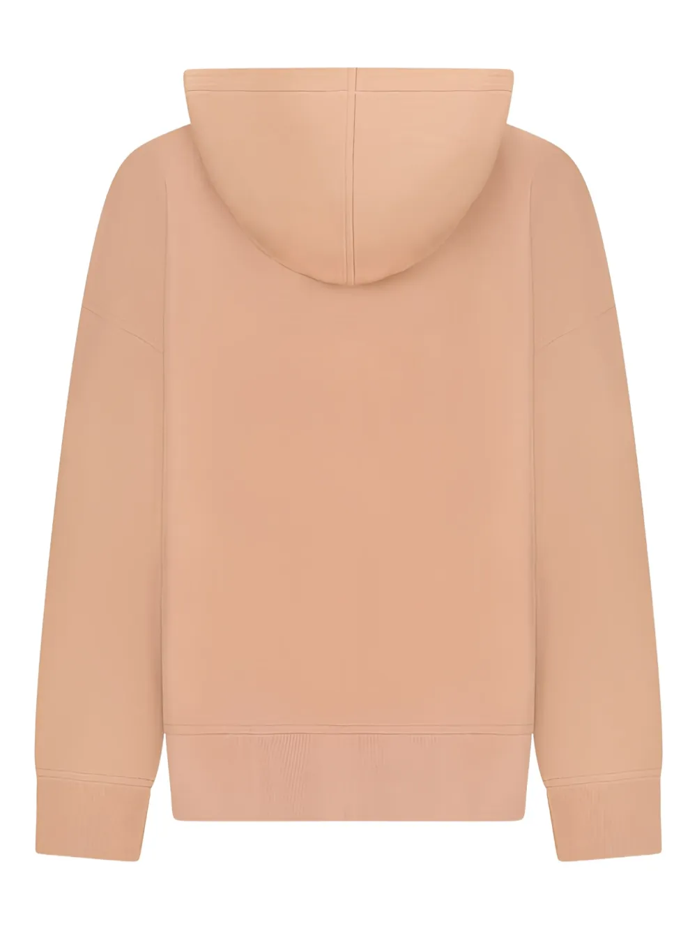 'S Max Mara logo-embroidered zip-up hoodie - Bruin