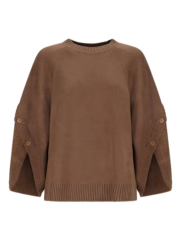 新品同様★マックスマーラ Max&CO,★抜け感ラグランスリーブ★ Max Mara ラグランスリーブ トップ | ブラウン | FARFETCH JP