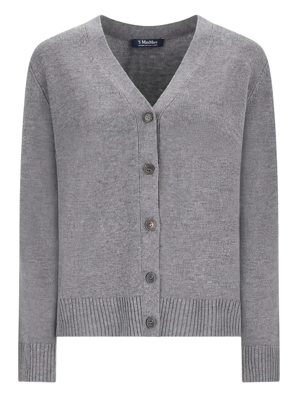 'S Max Mara elbow-patch cardigan