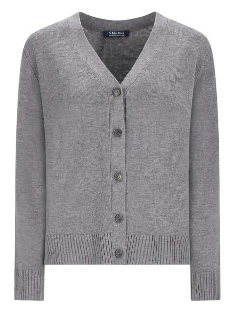 'S Max Mara elbow-patch cardigan